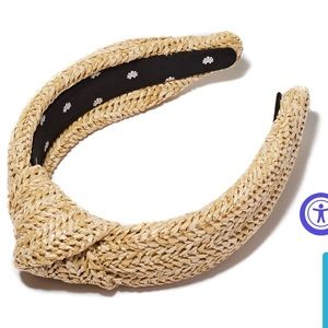 Lele Sadoughi Raffia Knotted Headband
